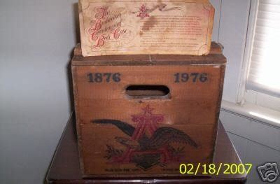 anheuser-busch inc vintage electric beer box|Anheuser-Busch beer box.